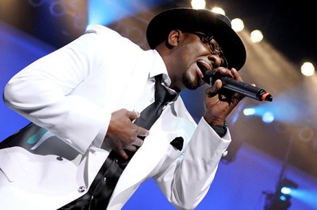 Bobby Brown live on the stage.