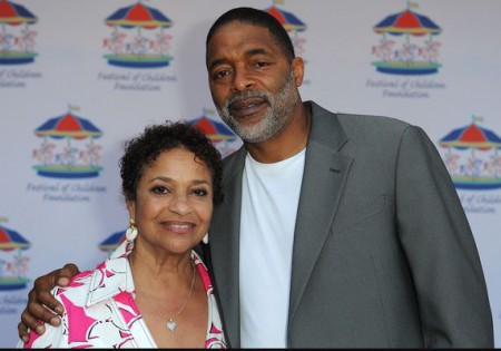 Debbie Allen and her husband, Norm Nixon at carousel of possible dreams to benefit debbie allen dance academy and the art of elysium