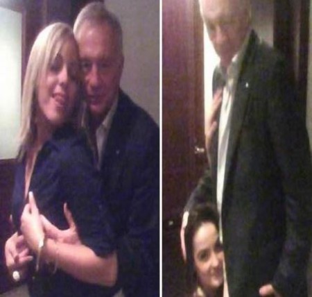 Jerry Jones' controversial picture with two females