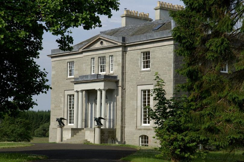 Dario Franchitti's former mansion in Menteith, Stirlingshire