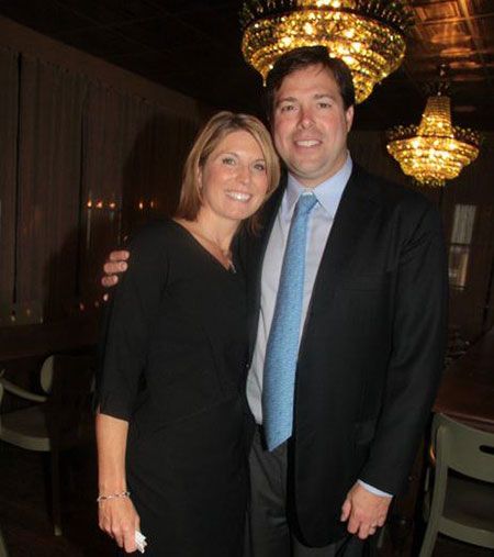 Mark Wallace with his former wife Nicole Wallace