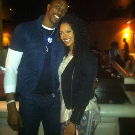 Dwight Howard and his ex-girlfriend, Christine Vest