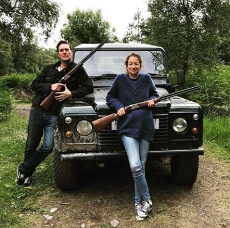 Leah and her friend on a hunt. Know more about about Leah Instagram, music, husband, marriage, marital affairs, and many more