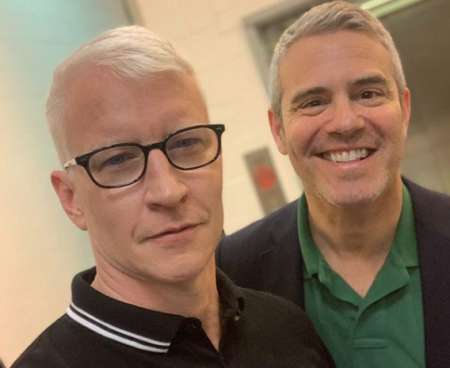 Anderson with Andy Cohen. Know more about Anderson datig, marriage, boyfriend, affairs, and other marital details
