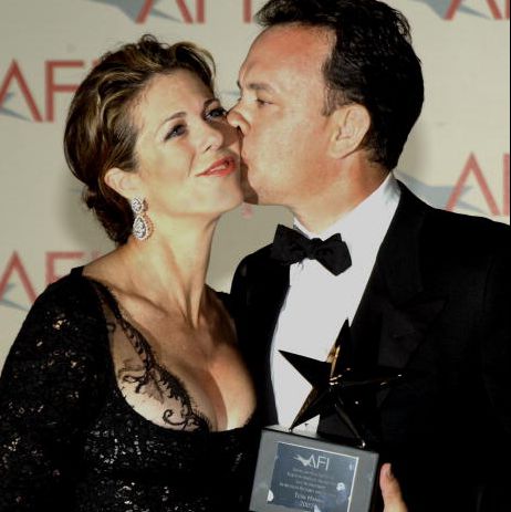 Tom Hanks kissed his wife Rita after he received the 30th AFI Life Achievement Award on June 12. Tom Hank marriage, wedding date and venue, wife, marital details as well as children