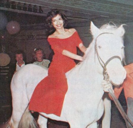 Bianca Jagger's image of riding the White Horse