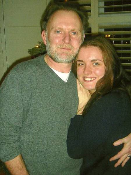 Robert Glenister with his daughter, Emily Glenister