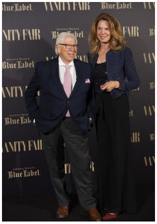 Carl and his wife Christine at the Vanity Fair award
