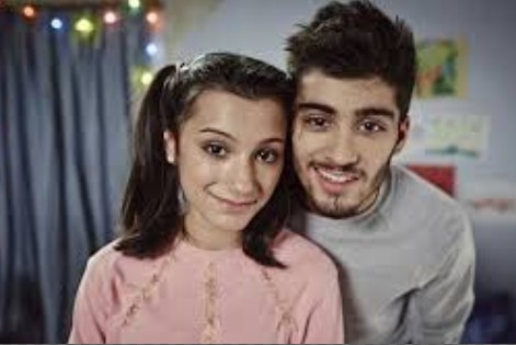 Zayn Malik and his sister in the song story of my life. 