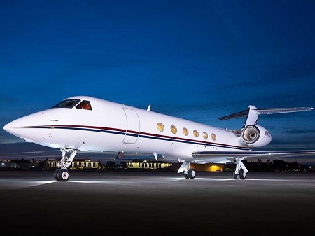 Mickelson has a Gulfstream jet of $60 million