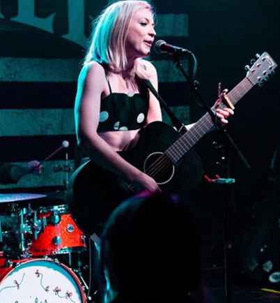 Emily Kinney during her concert. career, professional life