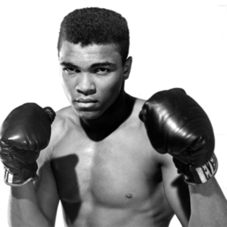 Muhammad Ali, father of Rasheda Ali