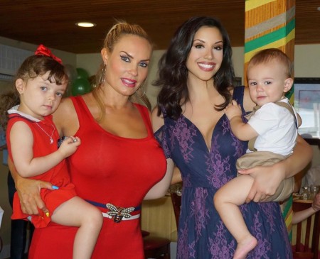 Diana Falzone with her friend, Coco and their children on 25th August 2019