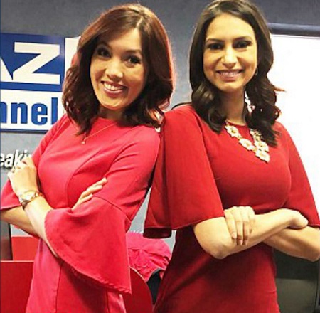 Weather girl Chelsea Ambriz and TV anchor Erica Bivens in bar brawl ended with multiple damages.