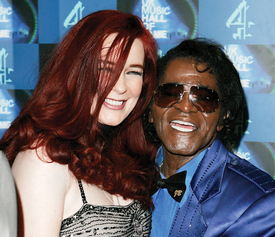 Tomi Rae Hynie with her former husband James Brown