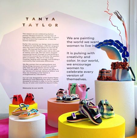Tanya Taylor's unique designs in sandals