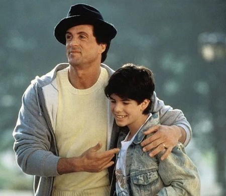 Sylvester Stallone with his late son, Sage Stallone