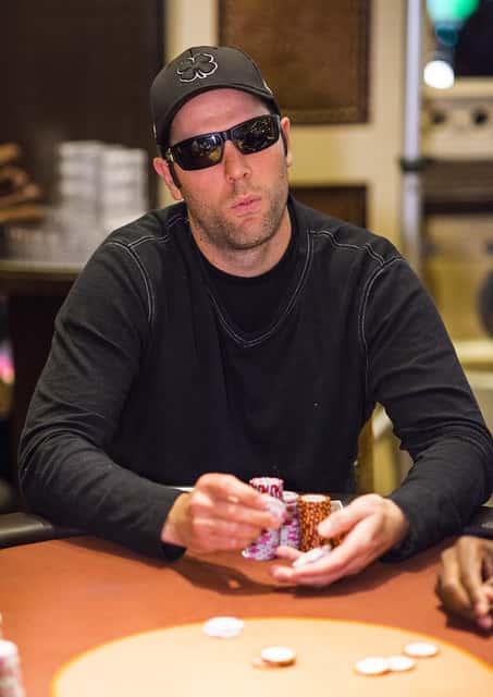 Adam Bilzerian getting ready for a Poker game during the world tour