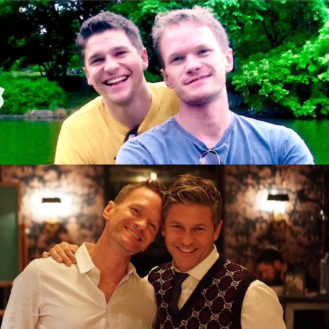 David and Neil 15 years ago and now