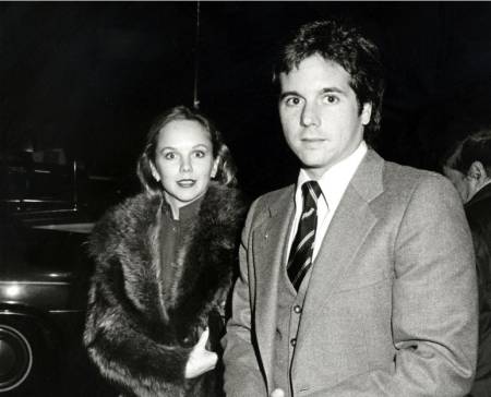 Desi Arnaz Jr. with his first wife, Linda Purl at the Henry Fonda Party