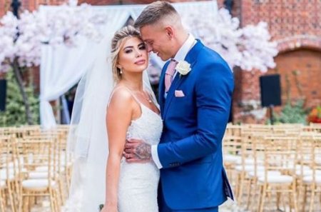Alex with his wife, Olivia Buckland.