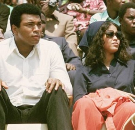 Khaliah Ali's parents late. Muhammad Ali and Wanda Bolton (Aaisha Ali)