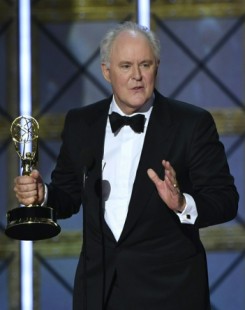 John Lithgow winning the Emmy award 