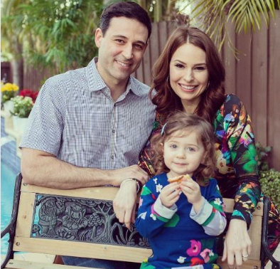 Heather Zumarraga With Her Husband Daniels Zumarraga And Their Lovely Daughter