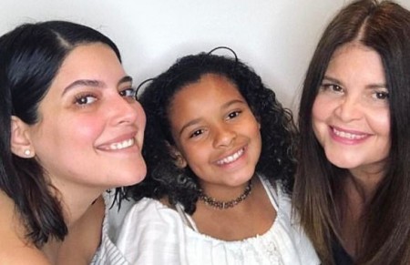 Denise Bidot with her family