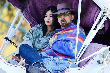 Nicolas Cage With His New Girlfriend Riko Shibata