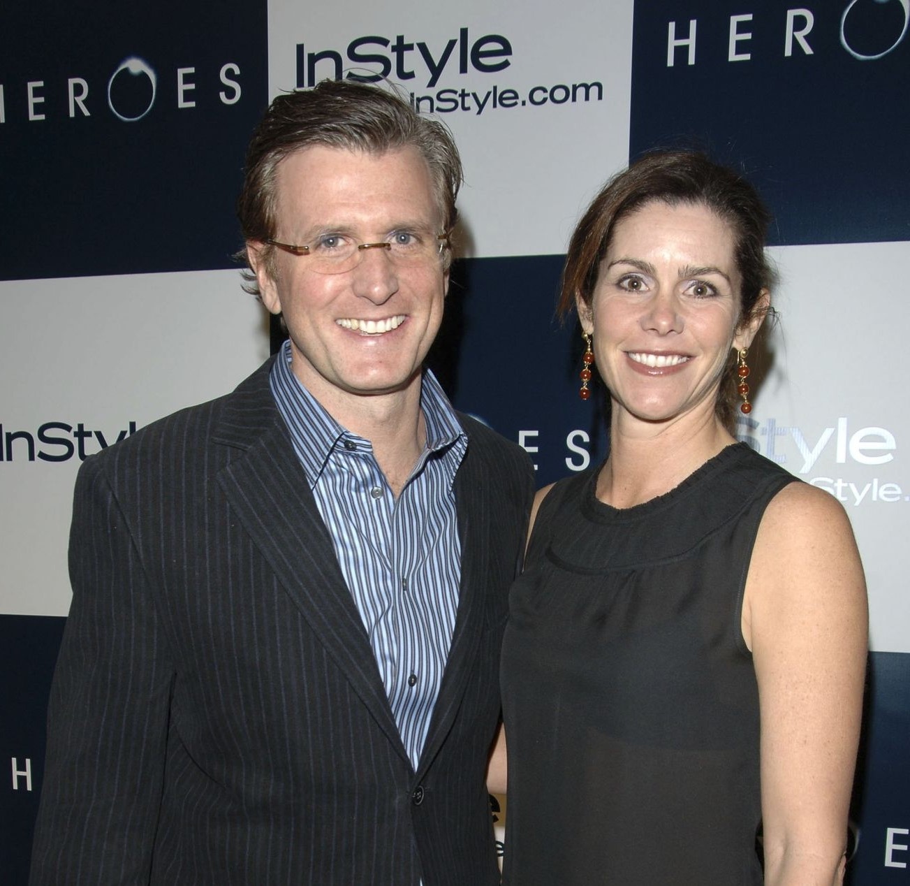 Kevin Reilly with his beautiful wife, Cristan Reilly, attending an event. 