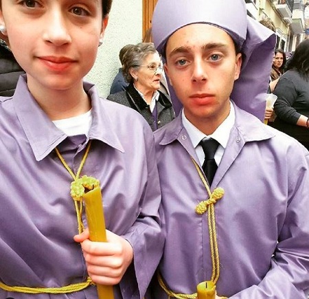 Carmen Beato's Children, Curro and Carmen At Their Graduation Day In 2017