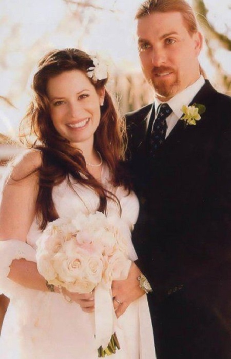 The Wedding Portrait Of Holly Marie Combs and David W. Donoho