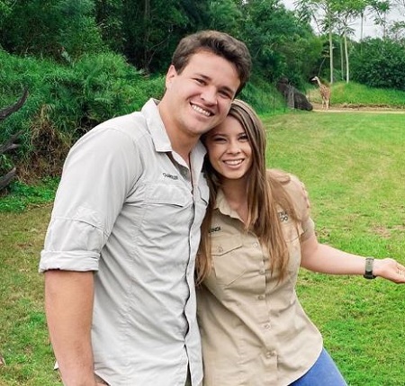The TV host Bindi Irwin met the wakeboarder, Chandler Powell, in 2013 at the Australia Zoo.