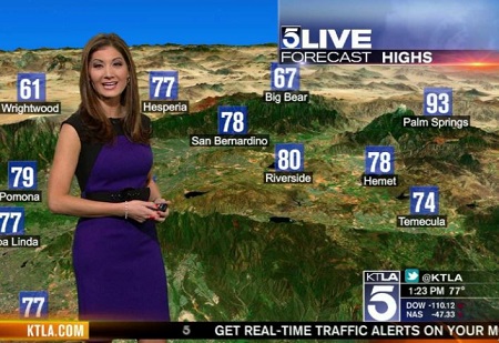 The American meteorologist Liberte Chan works as a reporter for KTLA 5, CW affiliated TV station.
