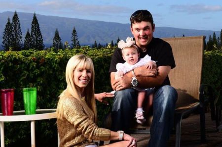 Patrick Reed and Justine Karain has two children.