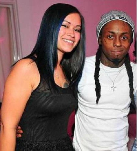 Sarah Vivann with her ex-boyfriend Lil Wayne.