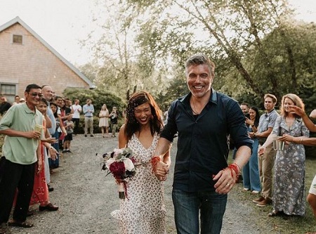 Darah Trang and Anson Mount tied the wedding knot on February 20, 2018.