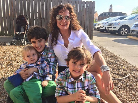 Clay Travis' Wife, Lara Travis With Their Three Boys