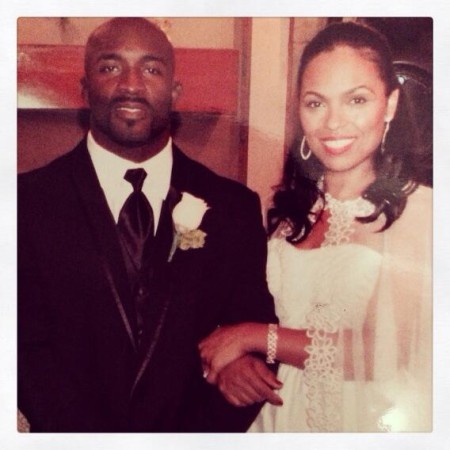 Hana Ali with her husband, Kevin Casey