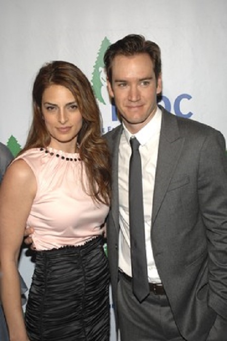 On Saturday, April 25, 2009, Mark-Paul Gosselaar and his former wife  Lisa Ann Russell attends at the Natural Resources Defense Council 20th anniversary gala in Beverly Hills, California