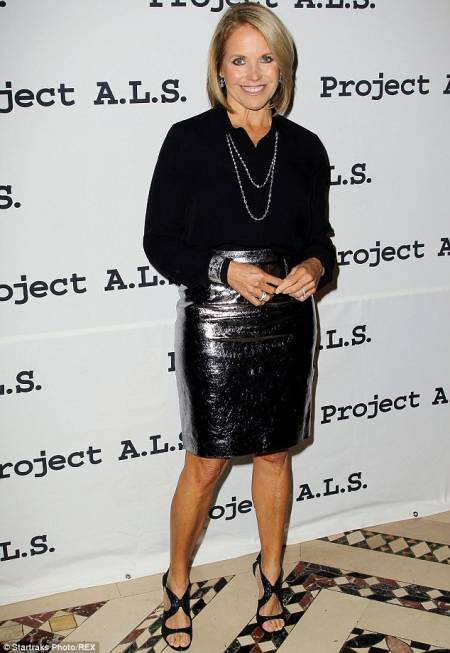 Photo of Katie Couric attending a charity event in New York.