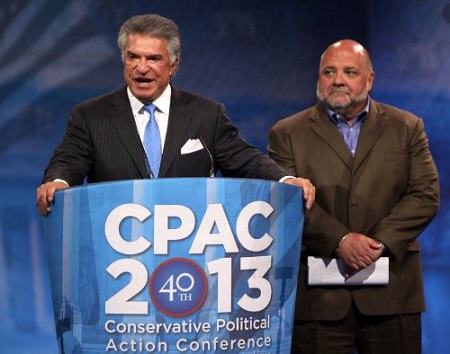 Al Cardenas speaking at the 2013 Conservative Political Action Conference in National Harbor, Maryland