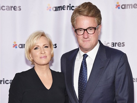 Mika with Joe at an event