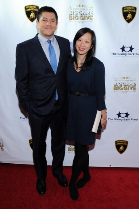 Judy Chung with her husband, Carl Quintanilla