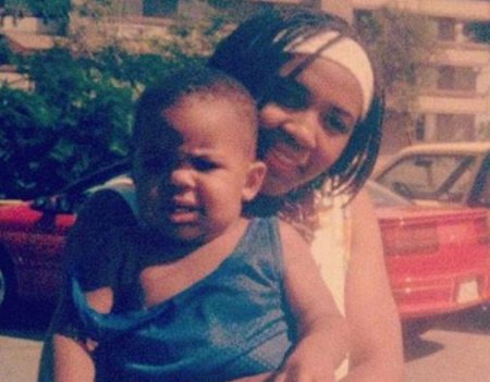 Yetunde Price and her son