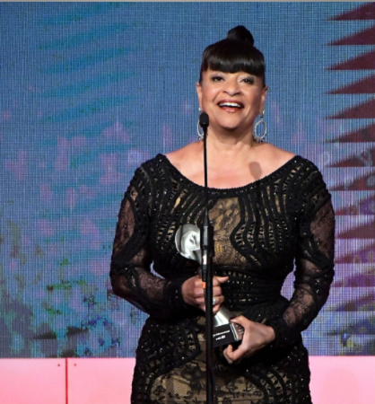 Debbie after winning 42nd Annual Gracie Awards