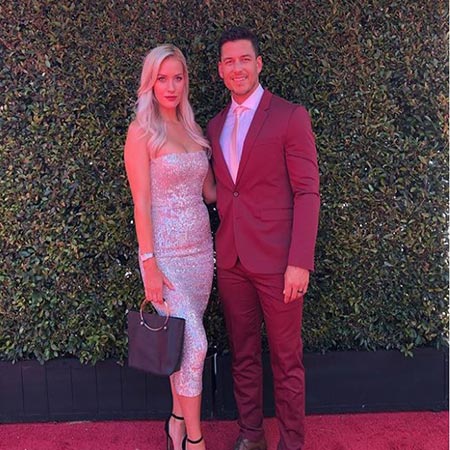 Paige Spiranac along with her fiance, Steven Tinoco attending the event together