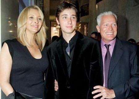Lisa Kudrow with her son Julian Murray Stern and her husband Michel Stern