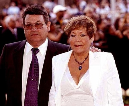 Marcella Samora with her husband Abraham Quintanilla